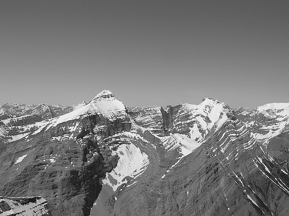 Mount Bogart (L) and Sparrowhawk (R).
