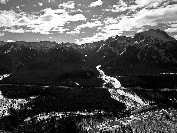 On the south ridge.