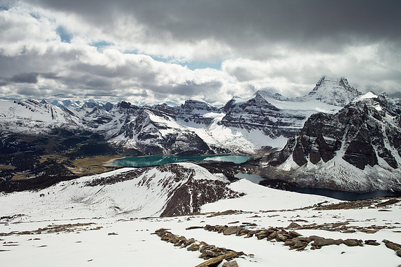Wonder (L), Towers, Naiset, Lake Magog, Terrapin, Magog, Assiniboine, Sunburst, Cerulean (R).