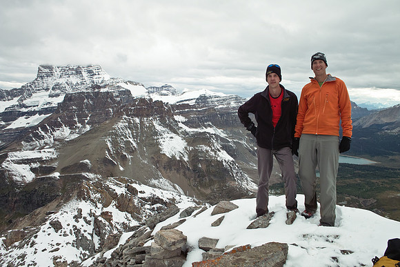 Rod and Vern on the summit of Wonder Peak.