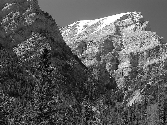 Mount Kidd from the parking lot.