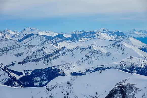 Views over Purple Mound and Lipalian to Pulsatilla, Armor, Protection and Bulwark.