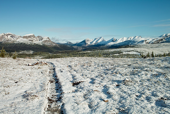 Looking back from Wonder Pass.