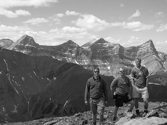 On the summit.
