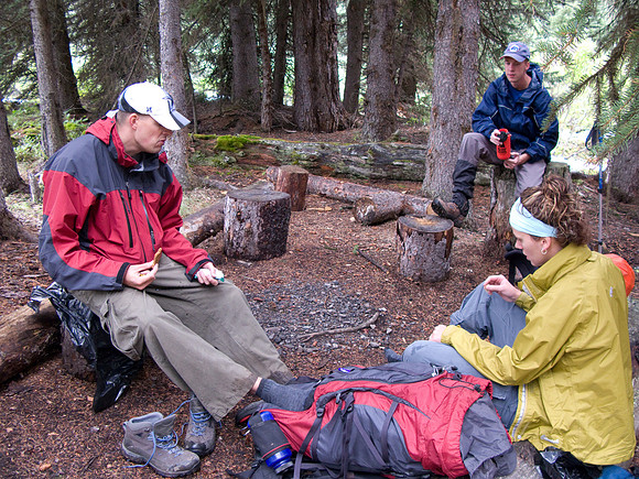 Another break along the trail before the elevation gain starts.
