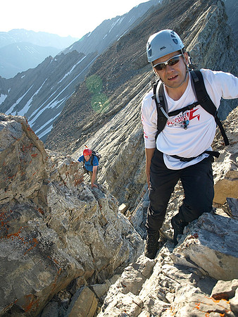 Kev on the crux.