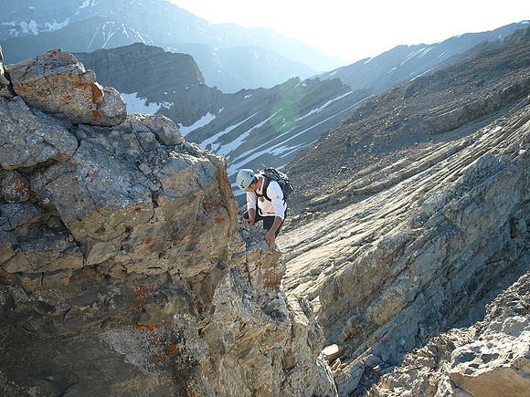 Kev on the crux.