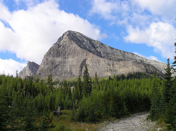Ward as seen from the approach trail.