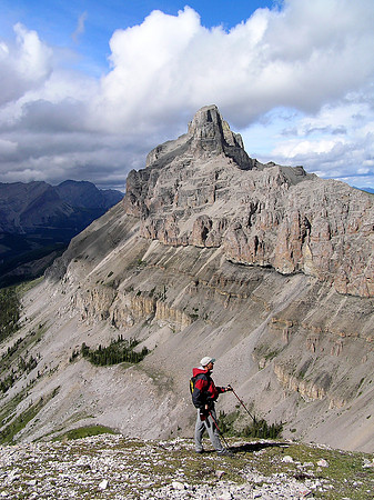 Jon on ascent.