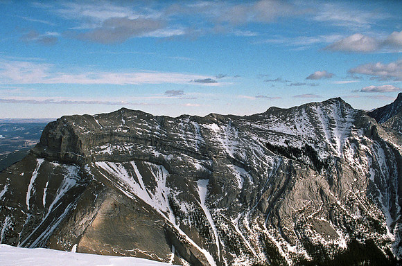 Mount McGillivray lies to the east.