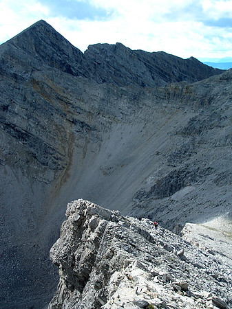 Descending towards Allison.