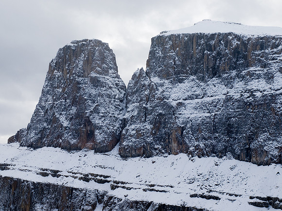 Eisenhower Tower and Castle Mountain.