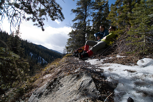 Taking a well-deserved break.