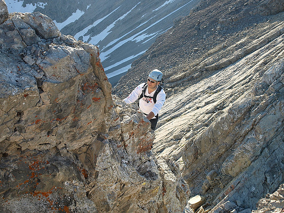 Kev on the crux.