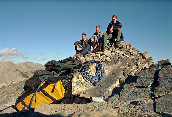 On the summit.