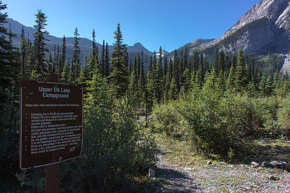 Upper Elk Lake Campground.