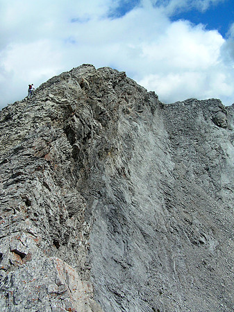 Jon on the ridge to the summit.