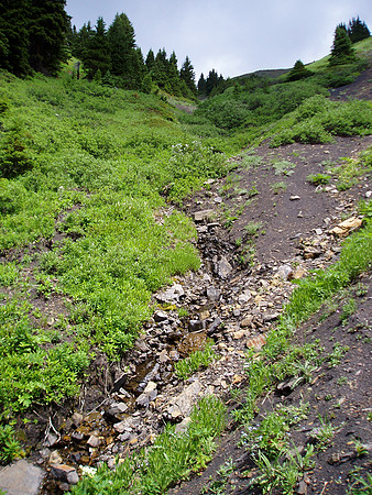 More of the ascent gully.