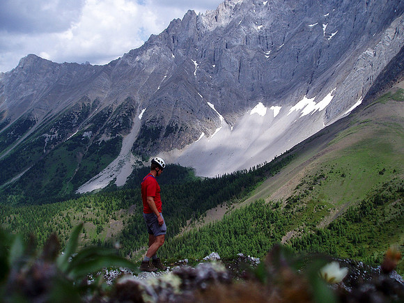 At the col.