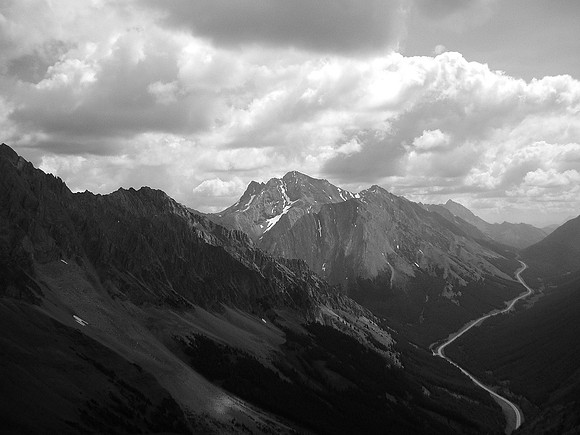 Mount Rae to the south.