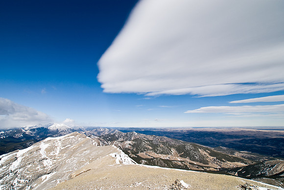 Summit view to north Burke.