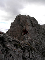 Descending to Window Mountain.