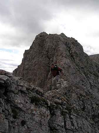 Descending to Window Mountain.
