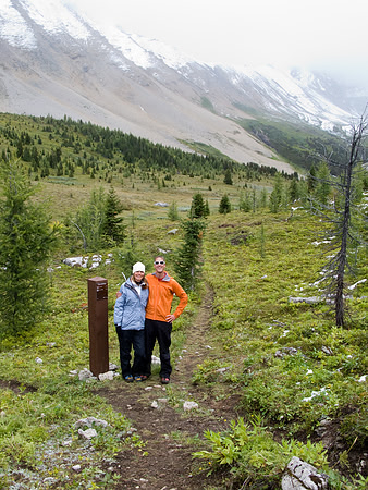 Vern and Hanneke at Og Pass.